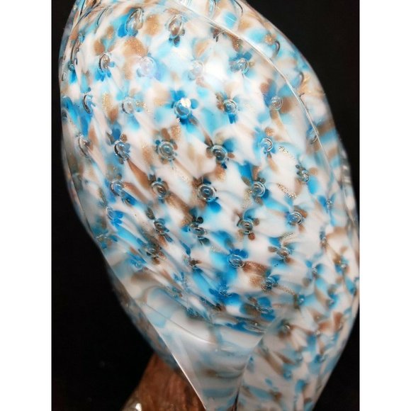 Set of 2 Handblown Murano Pea Hens Birds - Picture 4 of 11